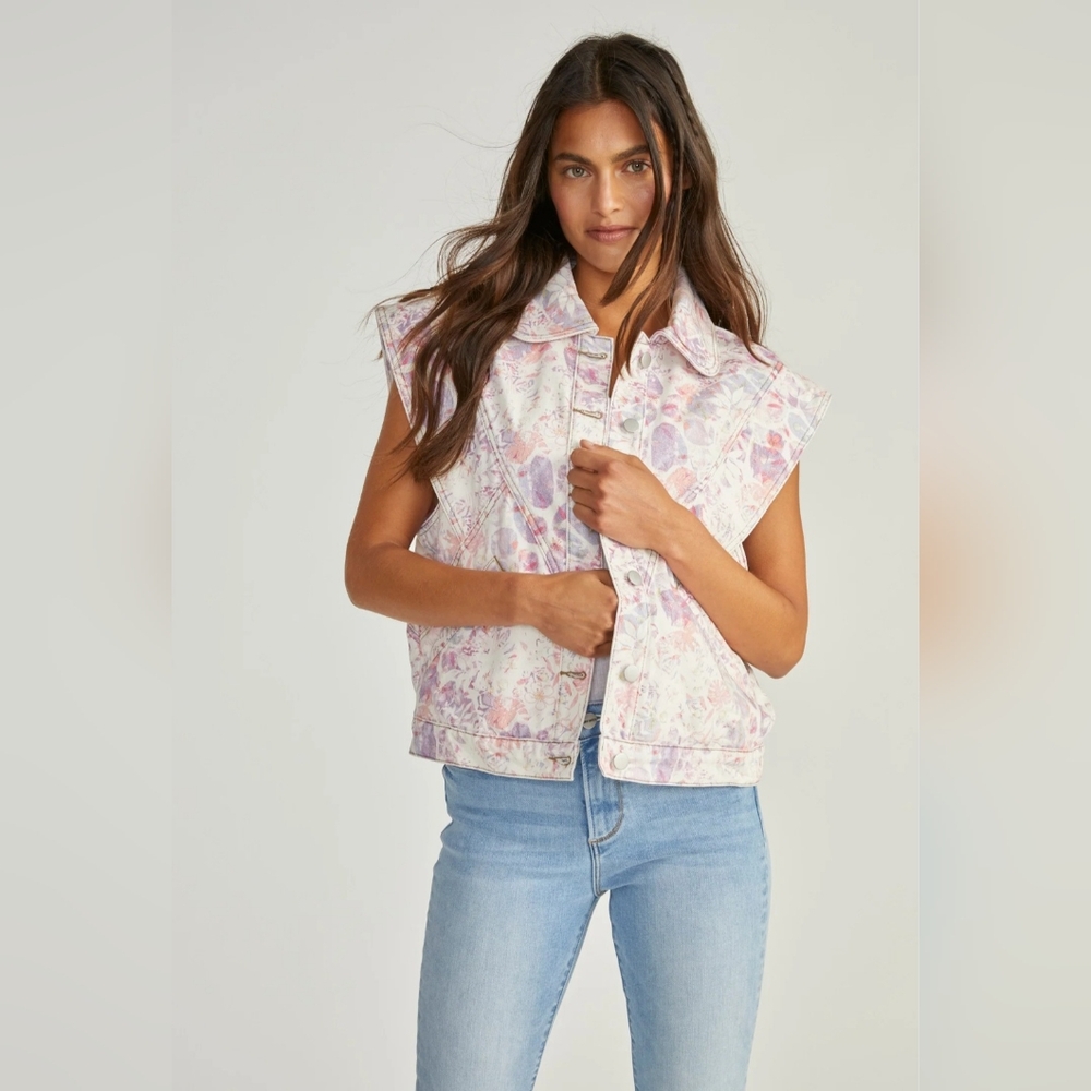 Driftwood Floral Vest